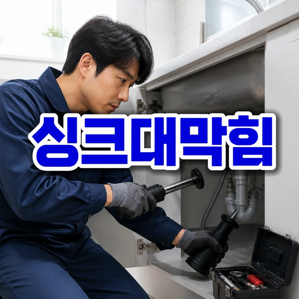 경기도 김포시 집수리비교사이트 - 싱크대막힘 관련 상담 안내 이미지